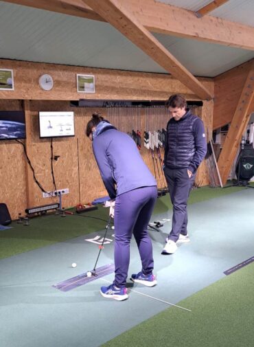 entrainement putting golf avec JP Cixous