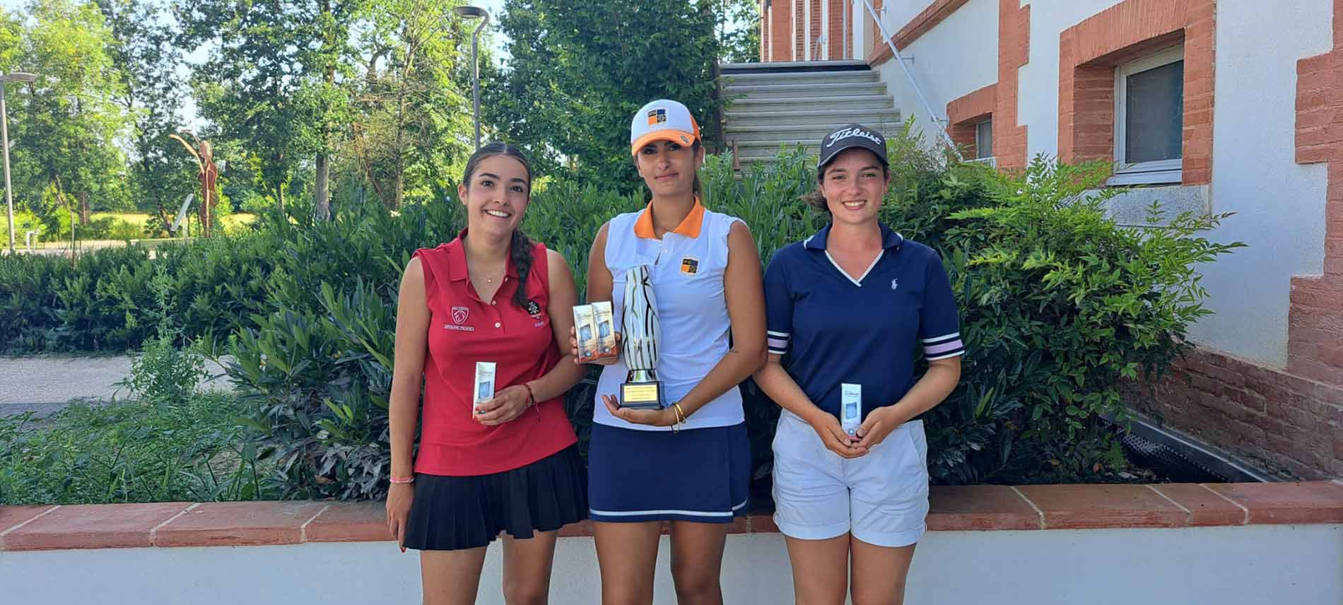 Les 3 filles sur le podium du GP de Montauban