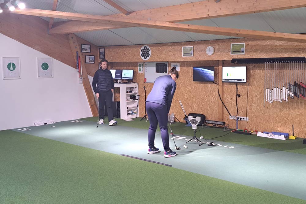 seance putting avec JP Cixous à Golfskills