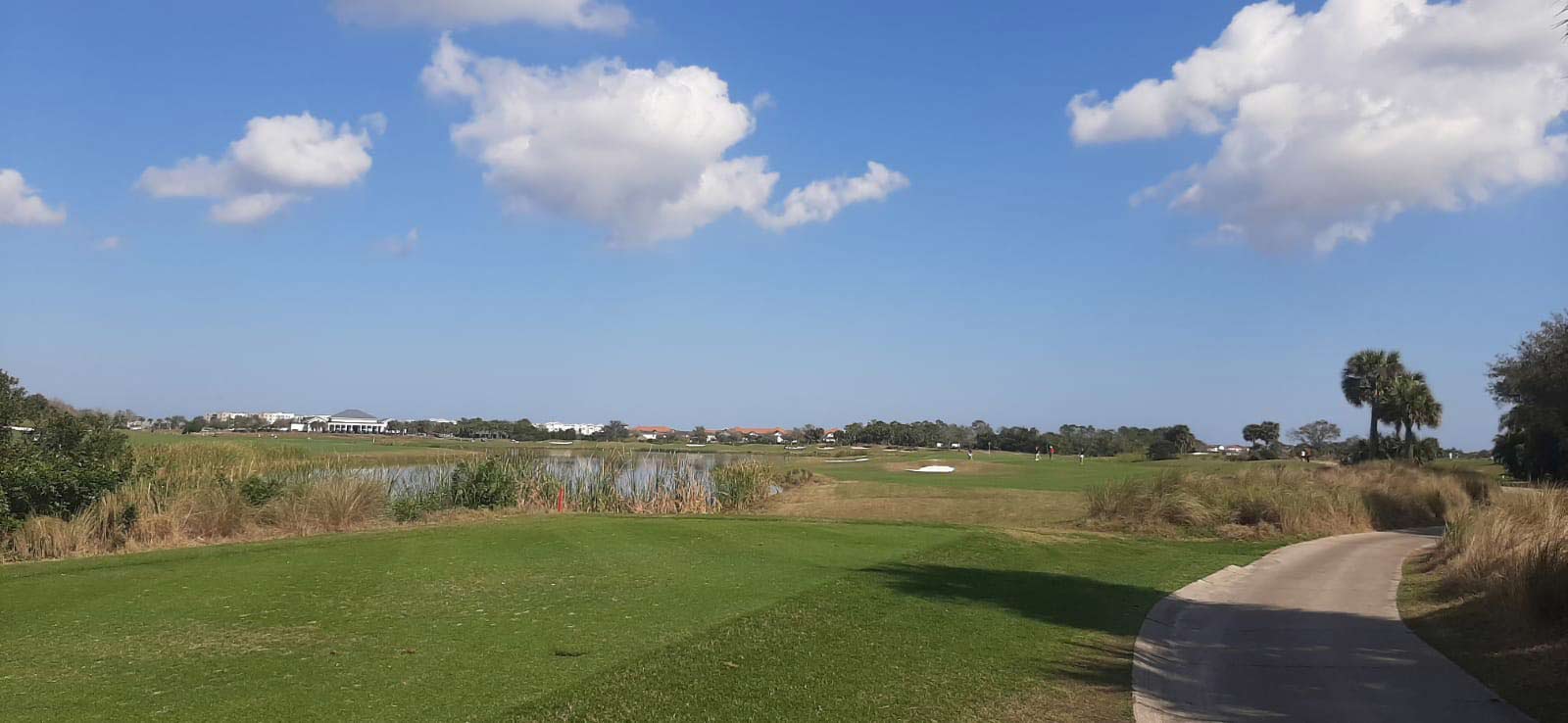 vu du parcours sur le Duran golf