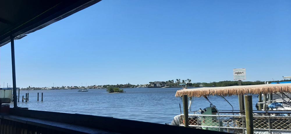 Vue depuis le restaurant sur la prcours